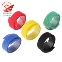 Prix usine fabricant fournisseur coloré câble crochet boucle ruban réutilisable crochet et boucle attaches de câble