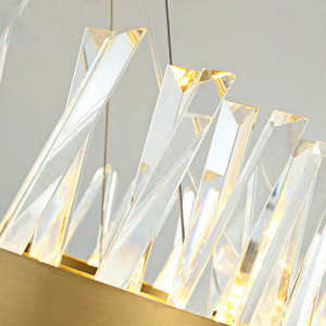 Suspension en cristal moderne Lampes de chambre à coucher or luxe luxueux lustres en cristal k9 - Product Image 6