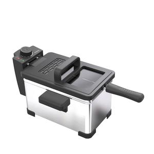 <span class=keywords><strong>Friggitrice</strong></span> Elettrica da <span class=keywords><strong>2</strong></span> <span class=keywords><strong>Litri</strong></span>, 1500 Watt, Coperchio con Finestra di Visualizzazione, Cestello Rimovibile e Corpo in Acciaio Inossidabile - Product Image 1