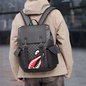 <span class=keywords><strong>Sac</strong></span> <span class=keywords><strong>à</strong></span> <span class=keywords><strong>dos</strong></span> <span class=keywords><strong>tendance</strong></span> en cuir PU pour <span class=keywords><strong>homme</strong></span>, <span class=keywords><strong>sac</strong></span> <span class=keywords><strong>à</strong></span> <span class=keywords><strong>dos</strong></span> de luxe imperméable pour l'université et l'école - Product Image 6