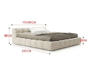 Luxe Europese Stijl Zacht <span class=keywords><strong>Bed</strong></span> Moderne Zachte Stijl Slaapkamermeubilair - Product Image 4