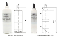 Capteur de niveau submersible anticorrosion GLT570 PTFE PVDF 4-20mA pour la mesure du niveau de liquides chimiques acides et alcalins