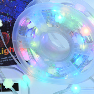 Giấc Mơ Ánh Sáng Thông Minh Rgbic Giáng Sinh Chuỗi Ánh Sáng Không Thấm Nước IP67 20M/Cuộn 132 Đèn LED Tiêm Đèn Môi Trường Xung Quanh Lễ hội Chuỗi Ánh Sáng - Product Image 4