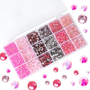 Strass en vrac pour projets d'artisanat Pierres de cristal plates pour la décoration - Product Image 2
