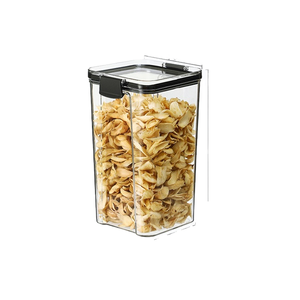 Recipiente Transparente Hermético para Almacenamiento de Granos en la Cocina, Caja de Plástico Transparente para Almacenamiento de Aperitivos y Té - Product Image 3