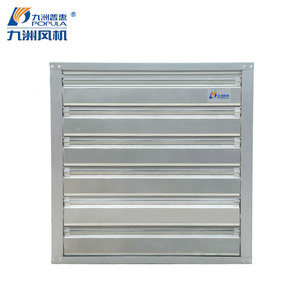 Ventilador Axial de Presión Negativa Nine Continents Popula Js Square de 36 Pulgadas con Aspas de Aluminio para Ventilación Industrial - Product Image 4