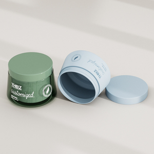 500G Nhựa Lọ Kem Đáng Yêu Rộng Dưới Hình Nón Nền Tảng Thiết Kế <span class=keywords><strong>150Ml</strong></span> Bơm Lại Cơ Thể Bơ Lọ Cho Chăm Sóc Da Mắt Mỹ Phẩm - Product Image 2