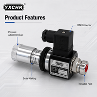 YXCHK JCS-02H Nouveau pressostat hydraulique réglable 60-350 Kg/cm AC250V 3A Systèmes hydrauliques industriels