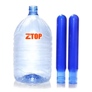 Guter Preis 18 lts 19lt 20 Liter Wasser flasche 5 Gallonen 55mm Hals 5 Gallonen PET Preform In China