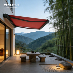 <span class=keywords><strong>Toldo</strong></span> Retráctil Moderno de Lujo con <span class=keywords><strong>Motor</strong></span> para Uso <span class=keywords><strong>en</strong></span> Exteriores, Tela Impermeable, Cubierta para Terraza, Tamaño 6m - Product Image 1