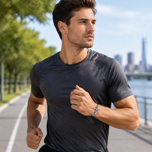 <span class=keywords><strong>Bracelet</strong></span> d'alerte médicale personnalisé |   Code QR dynamique, gravure personnalisée, bijoux d'identification médicale |   <span class=keywords><strong>Bracelet</strong></span> en acier inoxydable - Product Image 2
