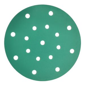 DMS DIMEISI Q227耐用绿色汽车150毫米17孔钩环薄膜砂盘干燥防水多孔砂纸 - Product Image 1