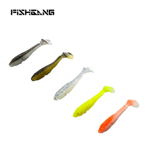 Señuelo blando de 6 cm y 1.5 g con diseño acanalado para la pesca de lubina en el mar - Product Image 4
