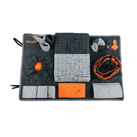 Tapis de jeu et d'entraînement pour chien en feutre classique Evernew, pour la recherche de nourriture, avec gamelle dissimulée, Taille L