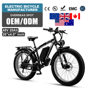 Bicicleta Eléctrica de Montaña <span class=keywords><strong>KETELES</strong></span> K800 de 26 Pulgadas con Llantas Anchas para Adultos, Batería de Litio de 48V/15AH y Freno de Disco - Product Image 1