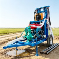 Foreuse de puits profonds EB200 pour l'eau, machine de forage de puits de 200 m