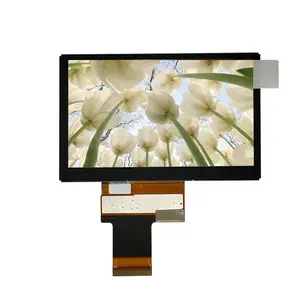 Faible coût 12 heures 4.3 pouces TFT LCD TN panneau 480x272 écran tactile Interface RGB-24bit écran LCD