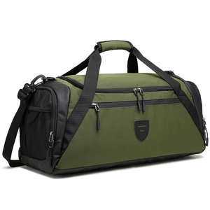 Bolsa de viaje deportiva multifuncional de gran capacidad para hombres y mujeres, equipaje portátil, nueva separación en seco y húmedo, cremallera geométrica para Fitness - Product Image 2