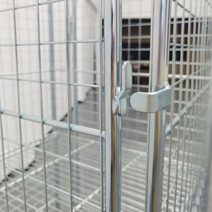 Récipient d'entreposage de petit pain d'entrepôt de grillage d'industrie Offre Spéciale sur des roues - Product Image 3