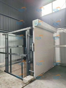 Pengangkat kargo elektrik 2025 dengan rol elektrik pintu rana Platform kerja udara gudang barang Platform pengangkat - Product Image 6