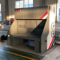 Mesa de lijado profesional de alta eficiencia con gran espacio de trabajo, filtro de aspiración descendente para preparación y acabado de superficies de materiales compuestos aeroespaciales