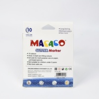 Marqueurs à paillettes en plastique à pointe feutre pour enfants, pour dessin manuel, pointe épaisse et souple, non-décolorant, ensemble nacré