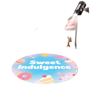 Projecteur LED Gobo 40W Lumière RGB Aluminium IP65 Étanche Lumières Publicitaires Extérieures pour la Marque des Entreprises Logo Personnalisé Gratuit - Product Image 1