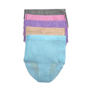 Échantillon gratuit de sous-vêtements OEM personnalisés, vente en gros, sous-vêtements jetables en coton 100 % non tissé, sous-vêtements de voyage pour femmes - Product Image 4