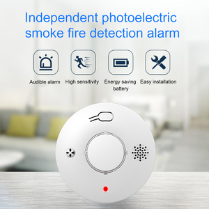 Pgst không dây RF433 báo động khói cảm biến kép khói nhiệt độ âm thanh và hình ảnh báo động khói thiết bị báo cháy - Product Image 2