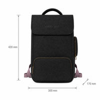 Sac à dos pour ordinateur portable de voyage d'affaires, imperméable, en polyester, souple, 36-59 L, unisexe, avec fermeture éclair, sac à dos pour ordinateur portable