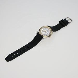 สีดำ เข้ากับตัวเรือนนาฬิกา HT-012 ขนาด 38 มม. สายนาฬิกายางวัลคาไนซ์ขนาด 20 มม. - Product Image 6