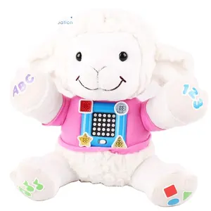 Stuffed Animal Toys Wholesale Cute LED Educational Toys Kids Learning Electronic Plush Toy Juguetes OEM ODM