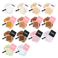 Maquillage acide hyaluronique poudre de réglage du visage peau noire translucide sans défaut couverture complète finition mate poudre de réglage en vrac