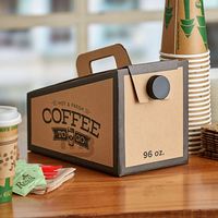 Sac en papier personnalisé avec logo pour café à emporter, distributeur portable de boissons en boîte, BIB en aluminium pour vin et jus avec valve Vitop