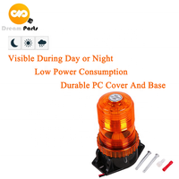 Nouvelle lampe stroboscopique LED ambre haute intensité DP-WR002 pour chariot élévateur, certifiée CE ROHS IP65, 12-110V DC, 30000+ heures