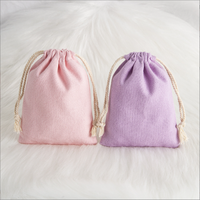 Petite pochette à bijoux en coton avec cordon de serrage pour boucles d'oreilles, colliers, bracelets, sac cadeau anti-poussière pour mariage, anniversaire, bonbons