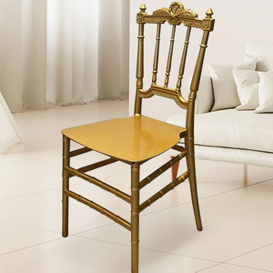 Chaises de <span class=keywords><strong>mariage</strong></span> modernes en plastique or/bleu <span class=keywords><strong>pour</strong></span> événements extérieurs, salons et parcs (vente en gros) - Product Image 1