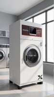 Laveuse-sécheuse commerciale à gaz XIAOYA haut de gamme en acier inoxydable massif 16 kg, faible consommation d'énergie, chauffage vapeur XQGH27 pour les vacances de luxe
