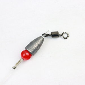 Nuovo Tipo di Testa Girevole per Esche da Pesca, Gruppo Leader 4 #   Amo con Testa Piombata in Metallo per Esche da Pesca in Acqua Salata - Product Image 6