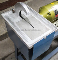 Machine à peler industrielle à double tête Jade Amber 220V, traitement en une seule étape, moteur multifonction pour la découpe et le polissage
