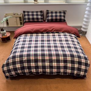 Tất cả các mùa Comforter thiết lập kích thước đầy đủ quanh năm thoải mái bedding với dệt tấm ga trải giường phẳng in nhà dệt may phù hợp với Khăn trải giường - Product Image 2