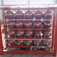 Sistema de Almacenamiento de Gas en Cascada con Cilindros de GNC Certificados ISO11439, 250 Bares de Alta Presión