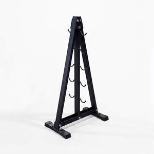 Rak Penyimpanan Alat Lat Pulldown dengan Pengait Tugas Berat, Pengatur Aksesori Gym dari Baja untuk Alat Kabel - Product Image 1
