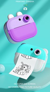 Kamera Instan Cetak Langsung Layar IPS <span class=keywords><strong>2</strong></span>,4 Inci Resolusi HD 1080P Kamera Instan Cetak Langsung untuk Anak-Anak - Product Image 3