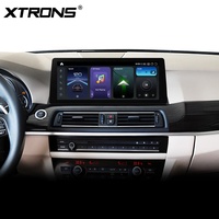 Reproductor de coche Android con navegación XTRONS de 12.3 pulgadas para BMW Serie 5 F10/F11 CIC 11-12 Qualcomm 665 6+64GB Pantalla 2K QHD CarPlay 4G