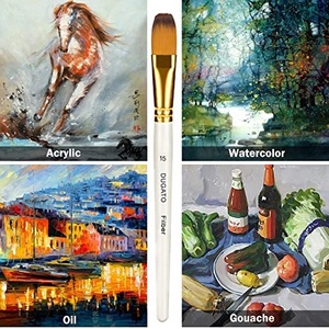 Yihuale 15 Cái Nghệ Sĩ Sơn Bàn Chải Với Pop-Up Hộp Đựng Và Palette Dao Bọt Biển - Product Image 5