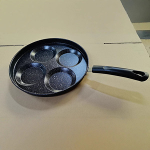 Non-Stick Four-Hole Egg <b>Pan</b> For Frying <b>Pancakes</b> And Dumplings Round Universal Breakfast Mold Hand Wash Only - Product Image 5