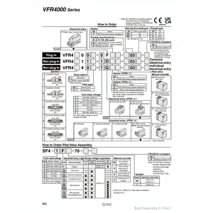 Modèle d'électrovanne pneumatique SMC VFR4110-5DZ-03 pièce pneumatique de haute qualité - Product Image 1