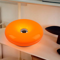 Lampe murale de chevet moderne et minimaliste en forme de donut crémeux, style Instagram, à commande tactile LED, vente directe usine