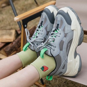 Young Style Embroidery Strawberry <strong>Funny</strong> Kawaii Designer Harajuku <strong>Chaussette</strong> Woman Happy Sokken Fashion Calcetines Soft Sock - Product Image 4